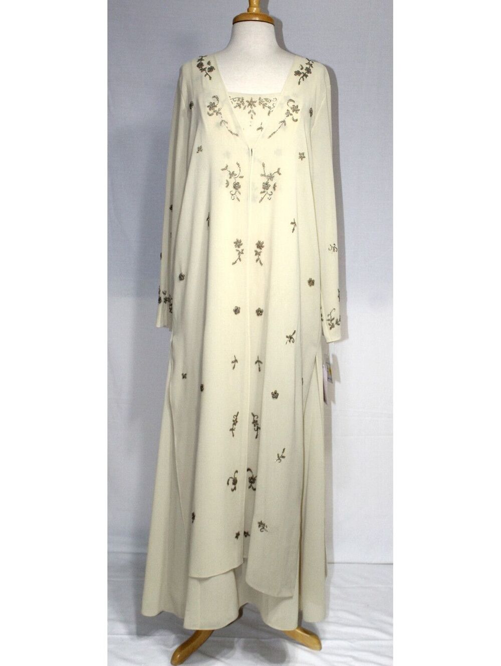 Poly USA #5392 Chiffon Mother of the Bride or Groom-SIZE L-GOLD-NEW W/Tags